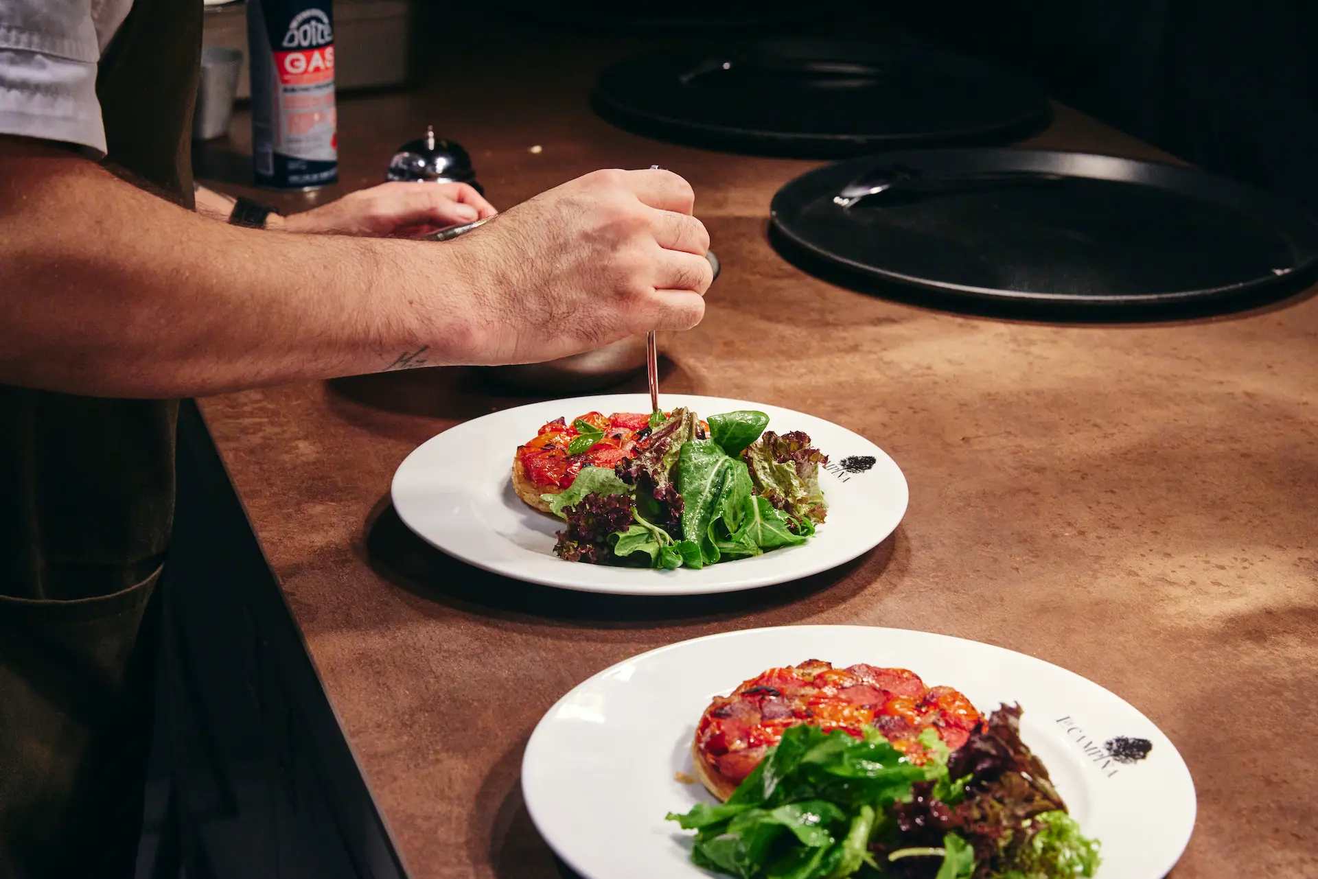 Preparación de platos